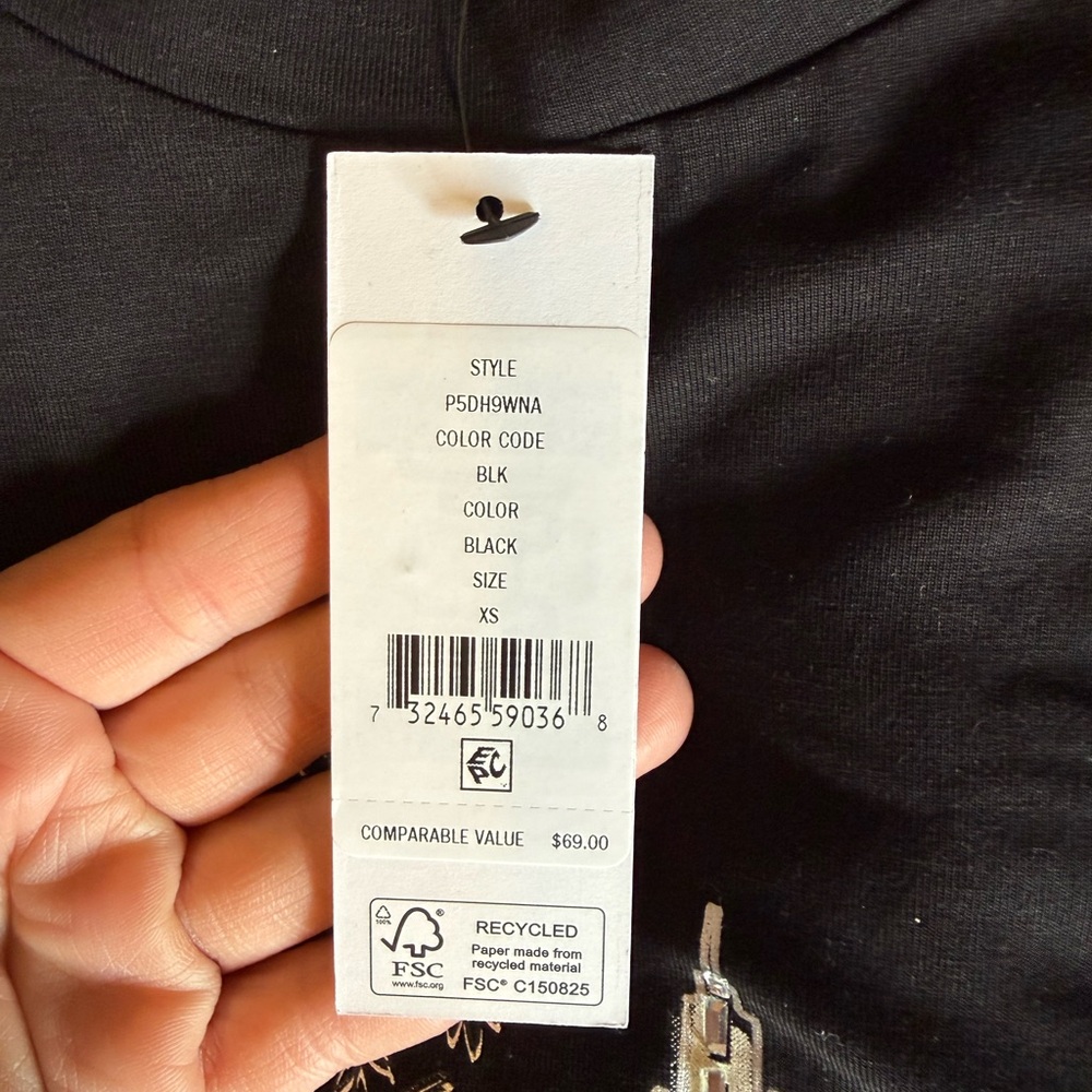 DKNY Black Graphic Kids Shirt - Picture 4 of 4